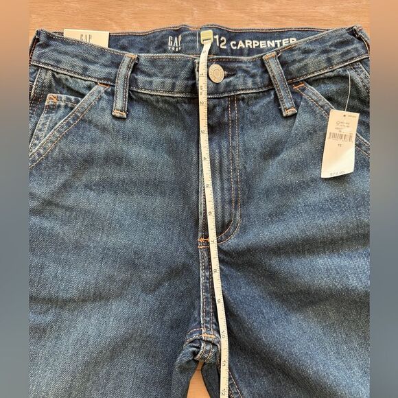 GAP Boys Teen Carpenter Jeans, Medium Wash, Size 12, NWT - Picture 7 of 10